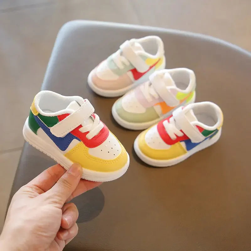 New Baby Children Shoes Anti-slip Wear-resistant Casual Footwear Boys Girls Toddler Walking Shoes Breathable Baby Kids Sneakers